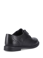 Hush Puppies Black Ava Brogue Senior School Shoes - Image 2 of 4