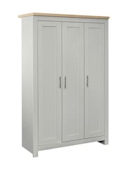 Birlea Grey Highgate Tripe Wardrobe - Image 4 of 7