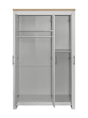 Birlea Grey Highgate Tripe Wardrobe - Image 6 of 7