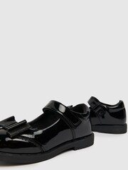 Schuh Laughter Schuhe in Lackoptik mit Schleife, Schwarz - Bild 4 von 4