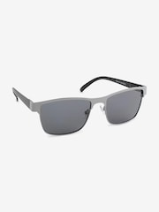 Gun Metal Retro Polarised Sunglasses - Image 2 of 5