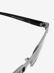 Gun Metal Retro Polarised Sunglasses - Image 5 of 5