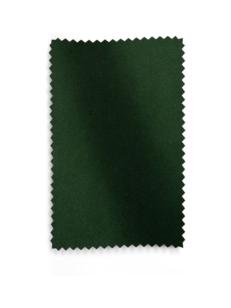Emerald Green Soft Velvet Upholstery Swatch - Image 1 of 1