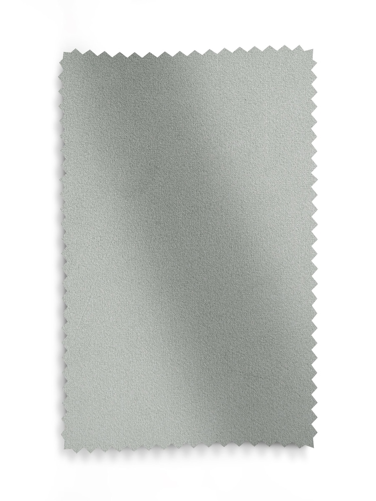 Soft Velvet Mid Grey Fabric Swatch - Image 1 of 1 Soft Velvet Mid Grey Fabric Swatch - Image 1 of 1