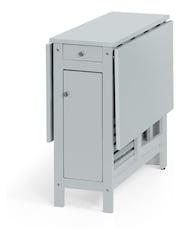 Julian Bowen Grey Savoy Compact 4 Seater Dining Set - Image 3 of 3