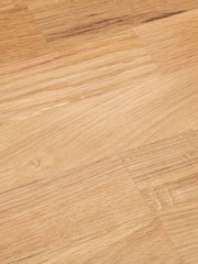 Julian Bowen Oak Brown Coxmoor Solid Oak Extending 4 Seater Dining Table - Image 9 of 12