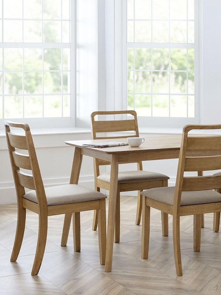Julian Bowen Brown Boden 6 Seater Dining Table - Image 1 of 4