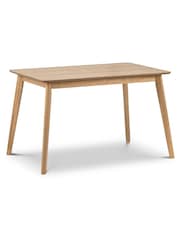 Julian Bowen Brown Boden 6 Seater Dining Table - Image 2 of 4
