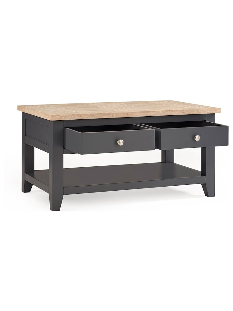 Julian Bowen Grey Bordeaux Coffee Table - Image 2 of 4