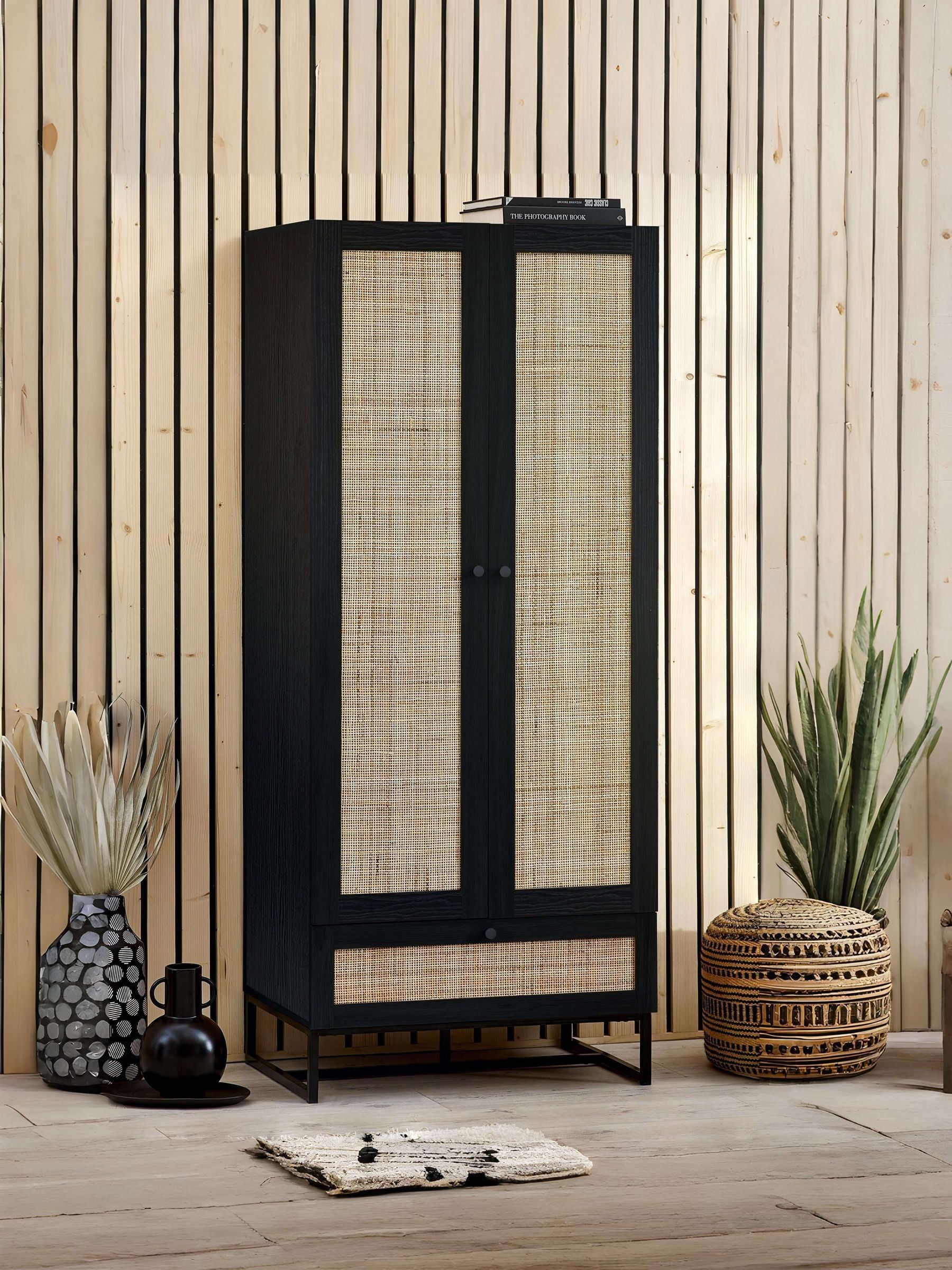 Julian Bowen Padstow Wardrobe - Black - Image 9
