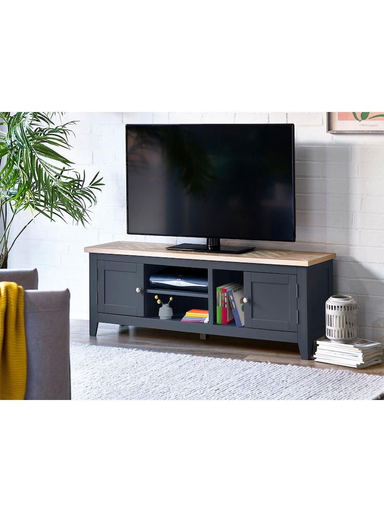 Julian Bowen Grey Bordeaux TV Stand - Image 1 of 1