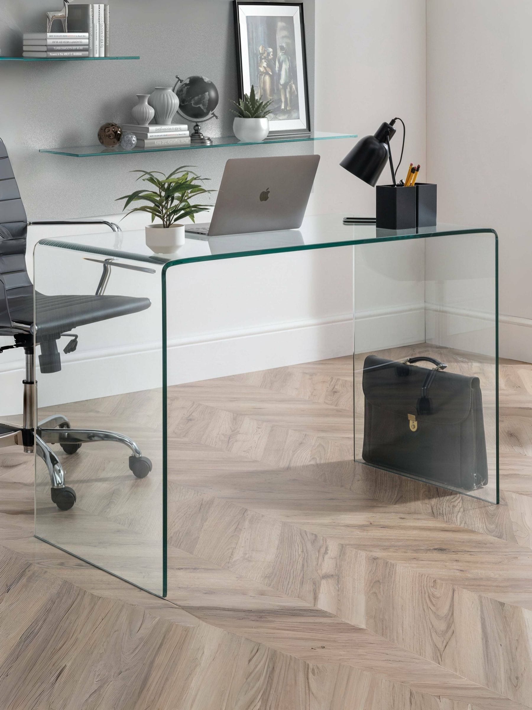 Julian Bowen Amalfi Desk - Clear - Image 7