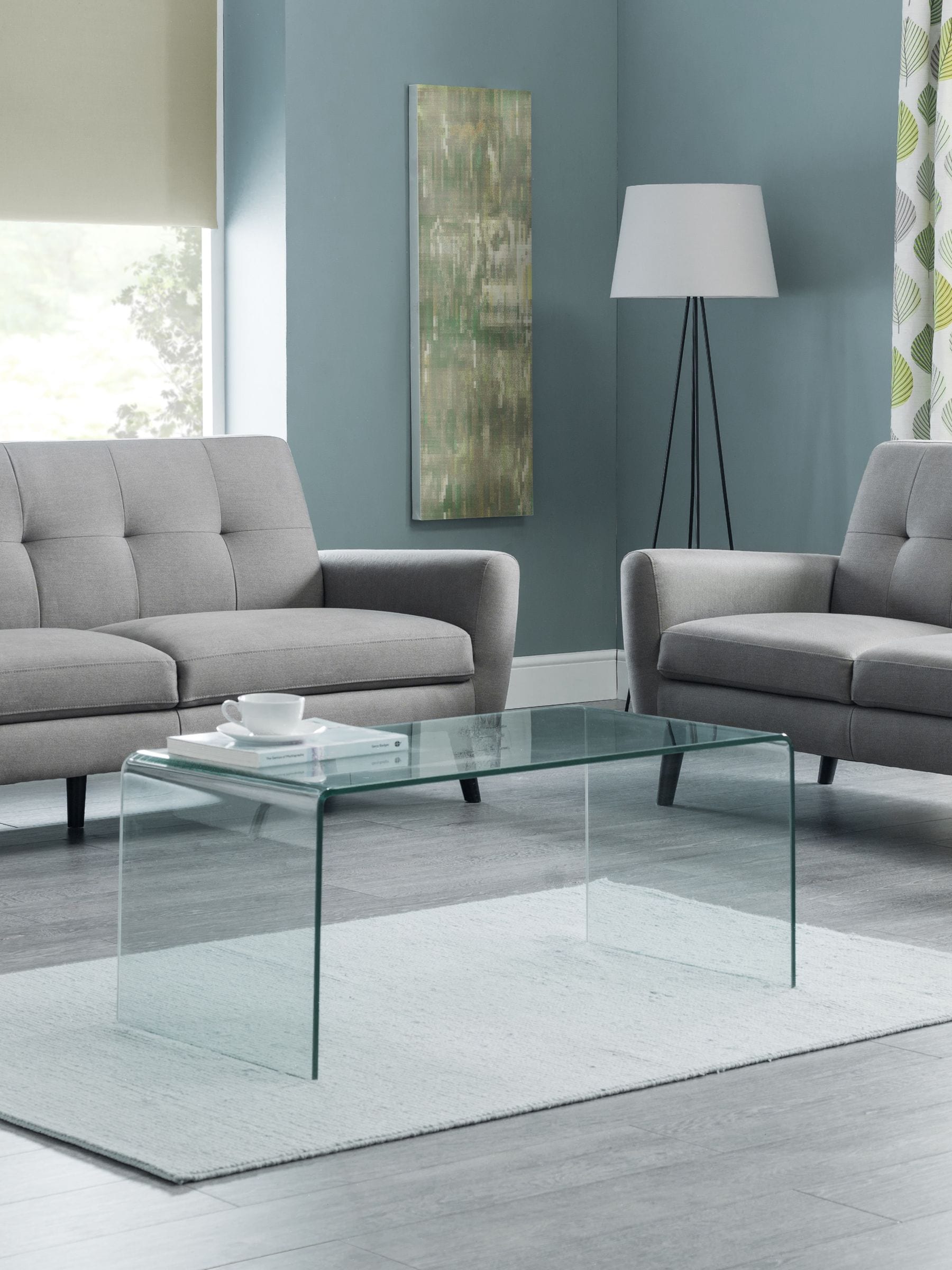 Julian Bowen Amalfi Coffee Table - Clear - Image 7