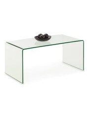 Julian Bowen Clear Amalfi Tempered Glass Coffee Table - Image 1 of 1