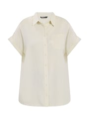 Yours Curve Natural Grown On Sleeve Shirt - Image 5 of 5
