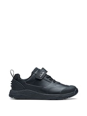 Clarks Black Multi Fit Leather Steggy Stride Shoes - Image 2 of 8