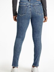 Calvin Klein Jeans Blue High Rise Skinny Jeans - Image 2 of 6