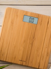 Salter Natural Wood Electronic Bathroom Scales - Image 1 of 4