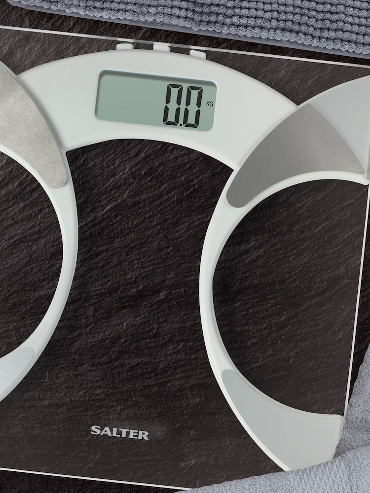 Salter White Ultra Slim Glass Analyser Scales - Image 1 of 4