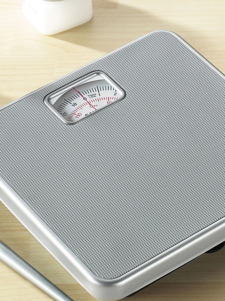 Salter Silver Mechanical Bathroom Scales - Image 1 of 4 Salter Silver Mechanical Bathroom Scales - Image 1 of 4