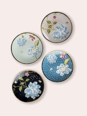 Laura Ashley Set of 4 Blue petit four plates Heritage Collectables - Image 3 of 3