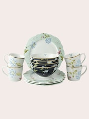 Laura Ashley 12 Piece Blue Heritage Collectables Dinner Set - Image 3 of 3