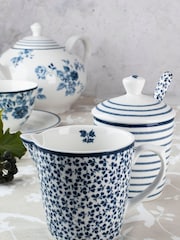Laura Ashley Blue Blueprint Collectables Milk & Sugar Set - Image 1 of 3