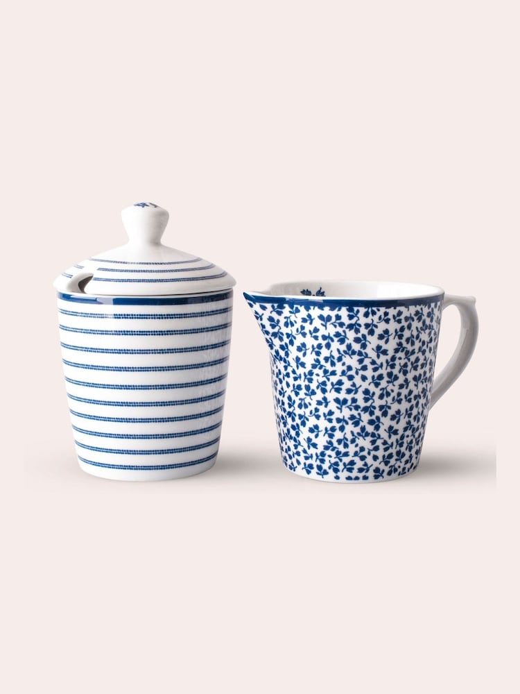 Laura Ashley Blue Blueprint Collectables Milk & Sugar Set - Image 3 of 3 Laura Ashley Blue Blueprint Collectables Milk & Sugar Set - Image 3 of 3