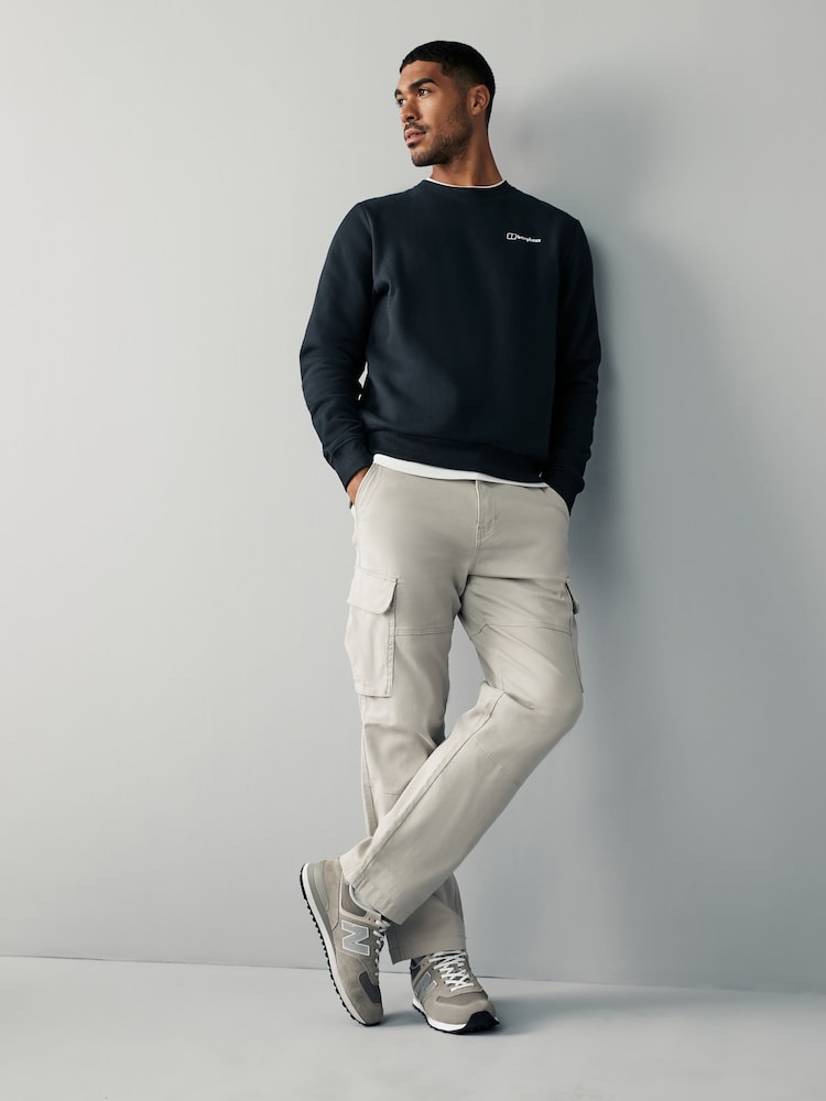 Berghaus Black Black Logo Crew Sweatshirt - Image 2 of 5