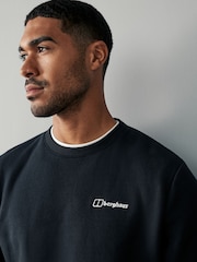 Berghaus Black Black Logo Crew Sweatshirt - Image 5 of 5