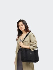 Kipling Asseni S Signature Black Emboss Tote Bag - Image 1 of 6