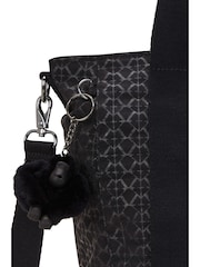 Kipling Asseni S Signature Black Emboss Tote Bag - Image 6 of 6