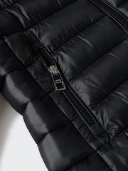 Mango Pocket Quilted Black Jacket - Image 6 of 6