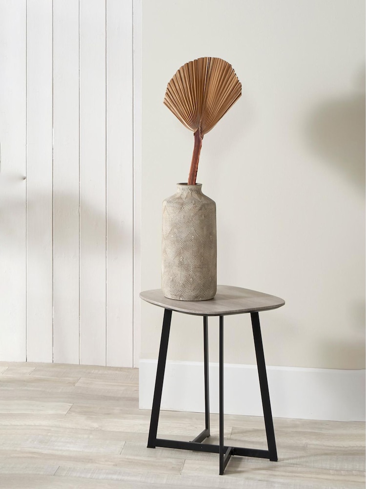 Pacific Grey Oak Ukiah Side Table - Image 1 of 4