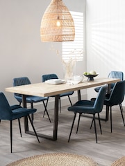 Pacific Brown Marca Acacia Wood 6 Seater Dining Table - Image 1 of 4