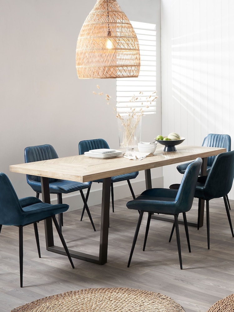 Pacific Brown Marca Acacia Wood 6 Seater Dining Table - Image 1 of 4