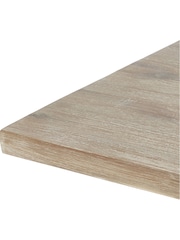 Pacific Brown Marca Acacia Wood 2 Drawer Desk - Image 4 of 4
