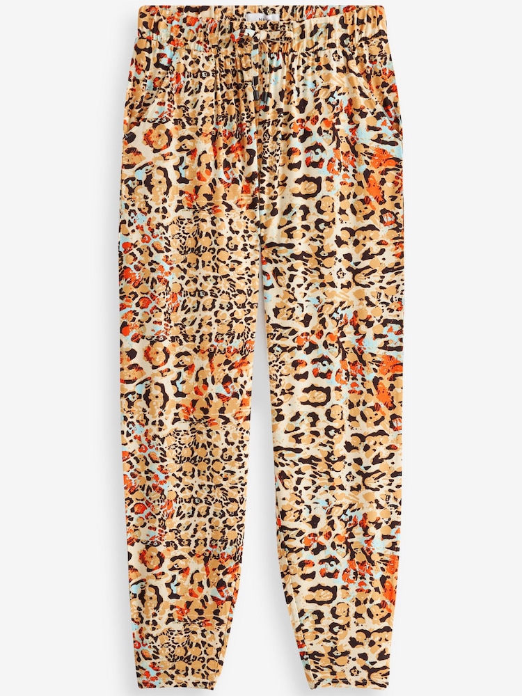 Orange Animal Jersey Joggers - Image 5 of 5