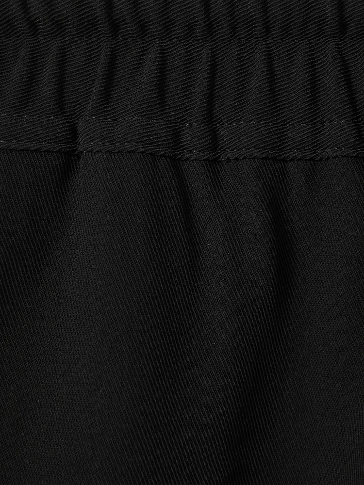 Reiss Black Hailey Tapered Pull On Trousers - Image 6 of 6