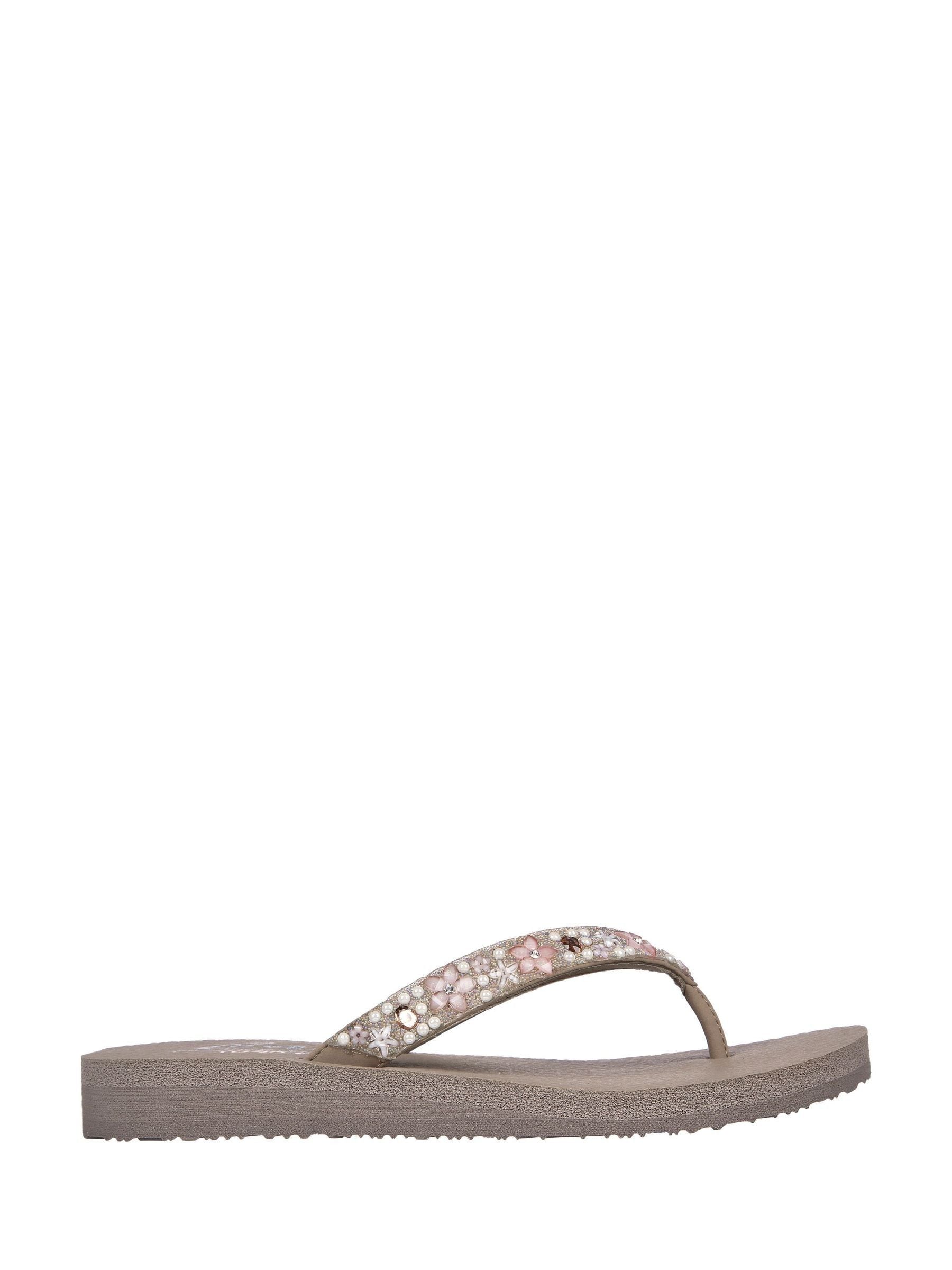 Buy Skechers Natural Womens Meditation Dancing Daisy Sandals from Next France