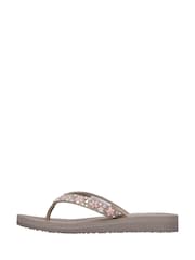 Skechers Natural Womens Meditation Dancing Daisy Sandals - Image 2 of 5