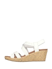 Skechers White Beverlee Delicate Glow Womens Sandals - Image 2 of 5