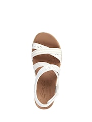 Skechers White Beverlee Delicate Glow Womens Sandals - Image 4 of 5