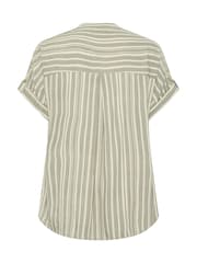 Yours Curve Green Tab Detail Shirt - Image 6 of 6