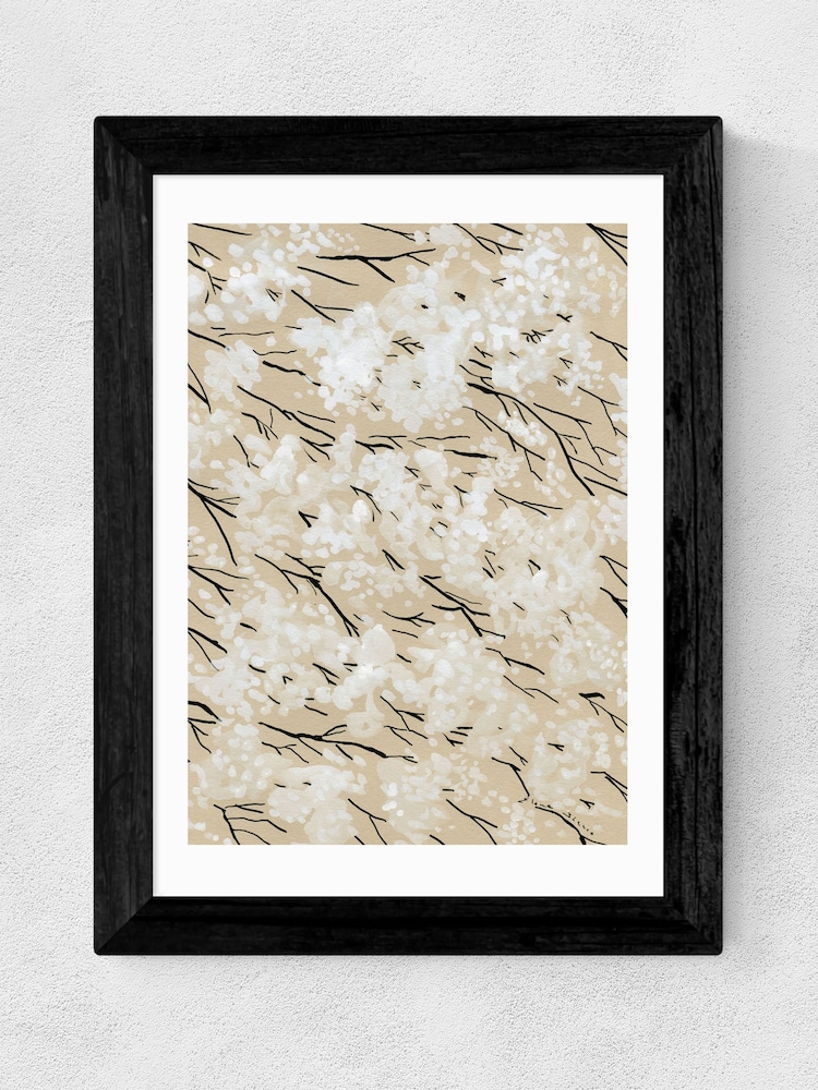 East End Prints Black White Blossom Print by Dreamy Me - Image 3 of 3