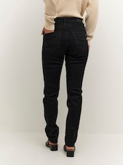 Cream Lone Black Mid Rise Straight Leg Jeans - Image 2 of 6