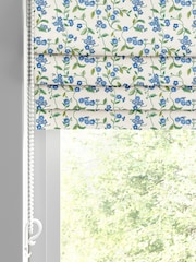 Cath Kidston Blue Forget Me Not Made To Measure Roman 100% Cotton Blinds - Image 2 of 6