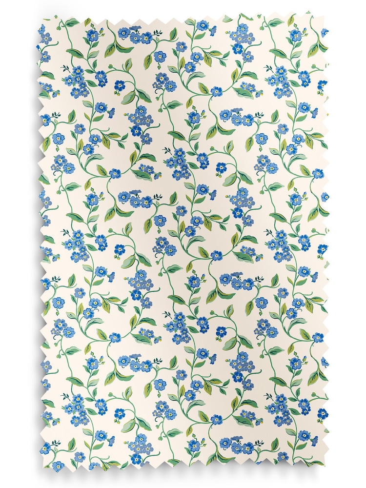 Cath Kidston Blue Forget Me Not Made To Measure Roman 100% Cotton Blinds - Image 6 of 6