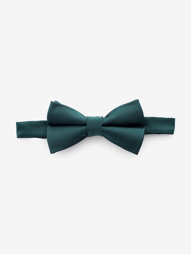 Forest Green Twill Bow Tie - Image 1 of 6