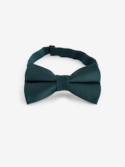 Forest Green Twill Bow Tie - Image 2 of 6